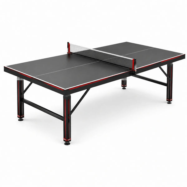 Table de ping-pong intérieure acier MDF noire