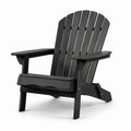 Fauteuil en bois noir pour extérieur